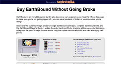Desktop Screenshot of buyearthbound.com